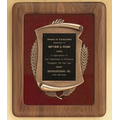 Manchester Series Walnut Plaque w/ Black Velour Background (14"x17")